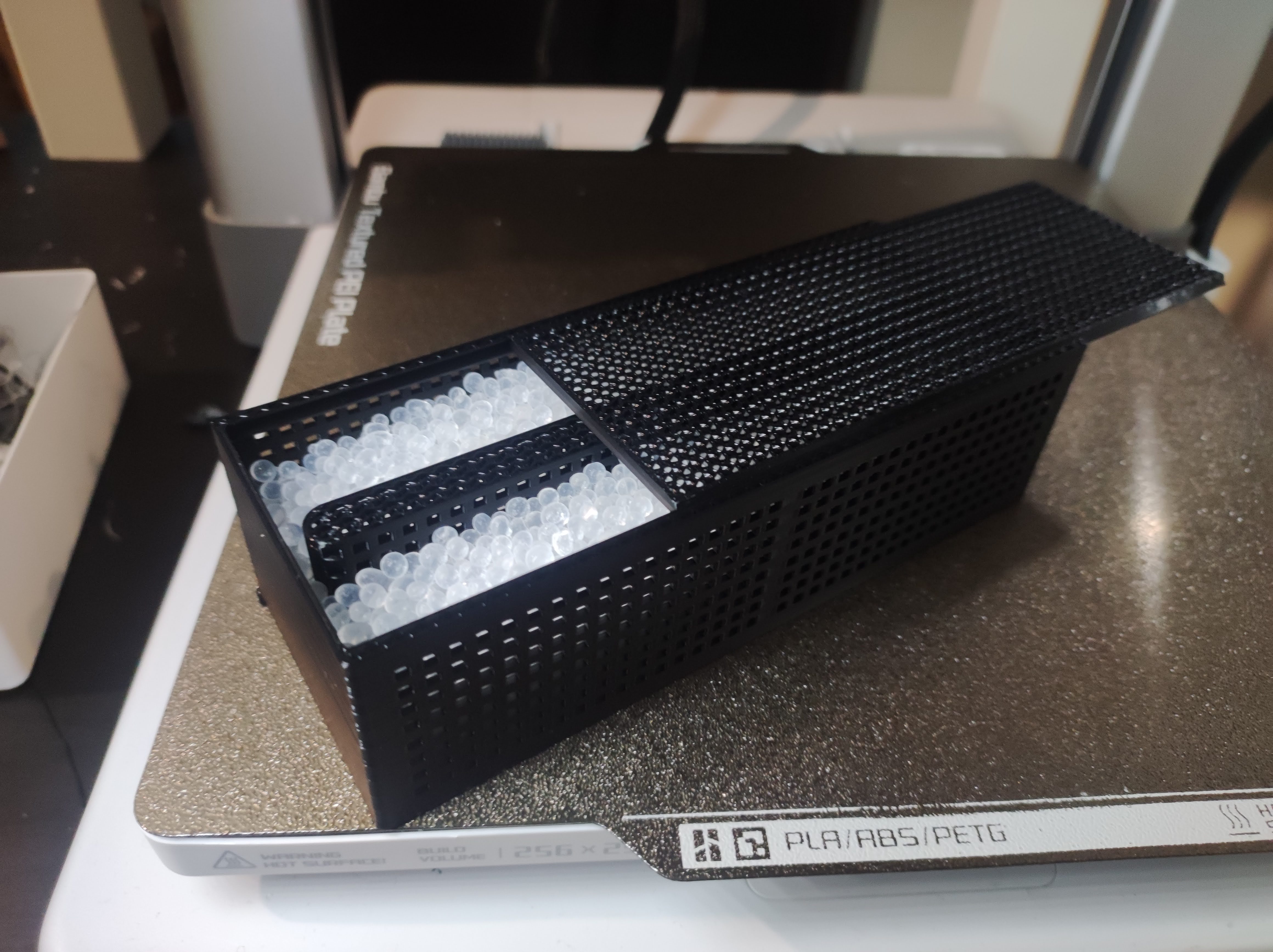 Silica Container Box (Extra Surface, Sliding Lid, Parametric) by