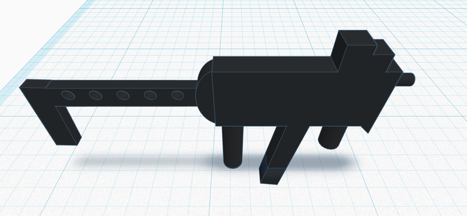 Low Poly FGC9 13 (LEGO GUN) for PYRO The Whiner !!!