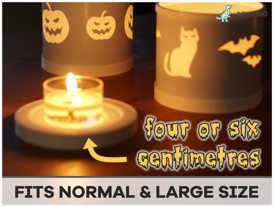 Tea Light Holder - Halloween Tea Light Holder &amp; Shadow Caster by ...