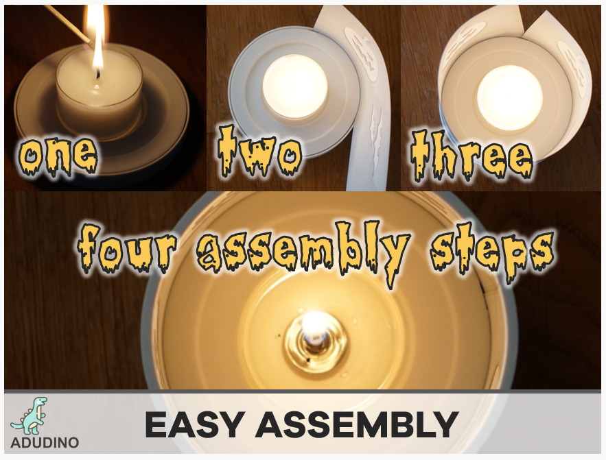 Tea Light Holder Halloween Tea Light Holder by Adudino Download