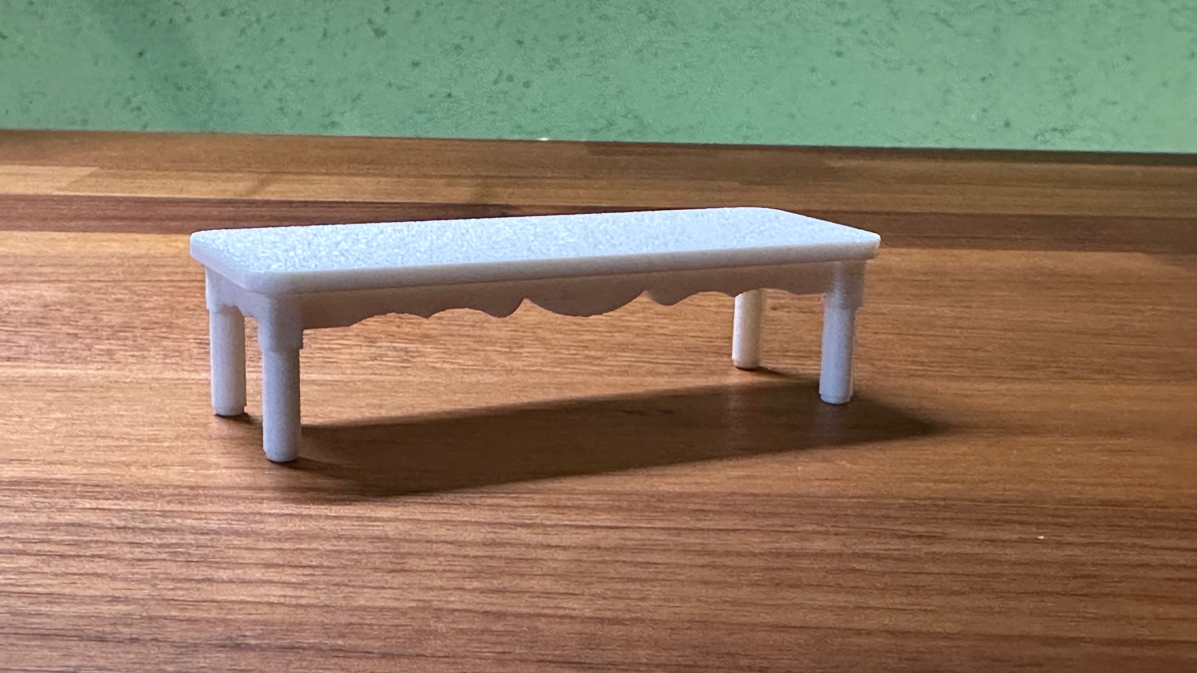Dollhouse bench by awilde Download free STL model