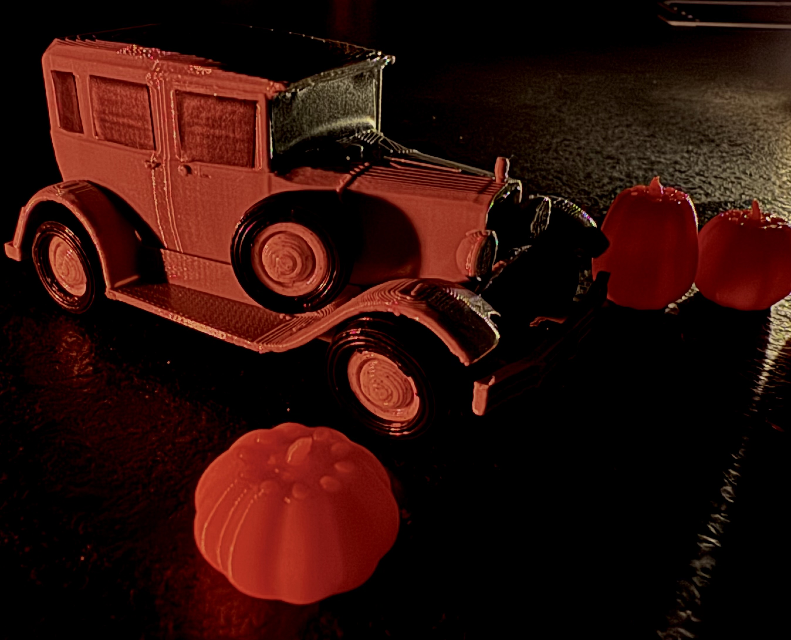 Halloween Car kit card ( Ford A Fordor 1930 ) by MM Download free STL