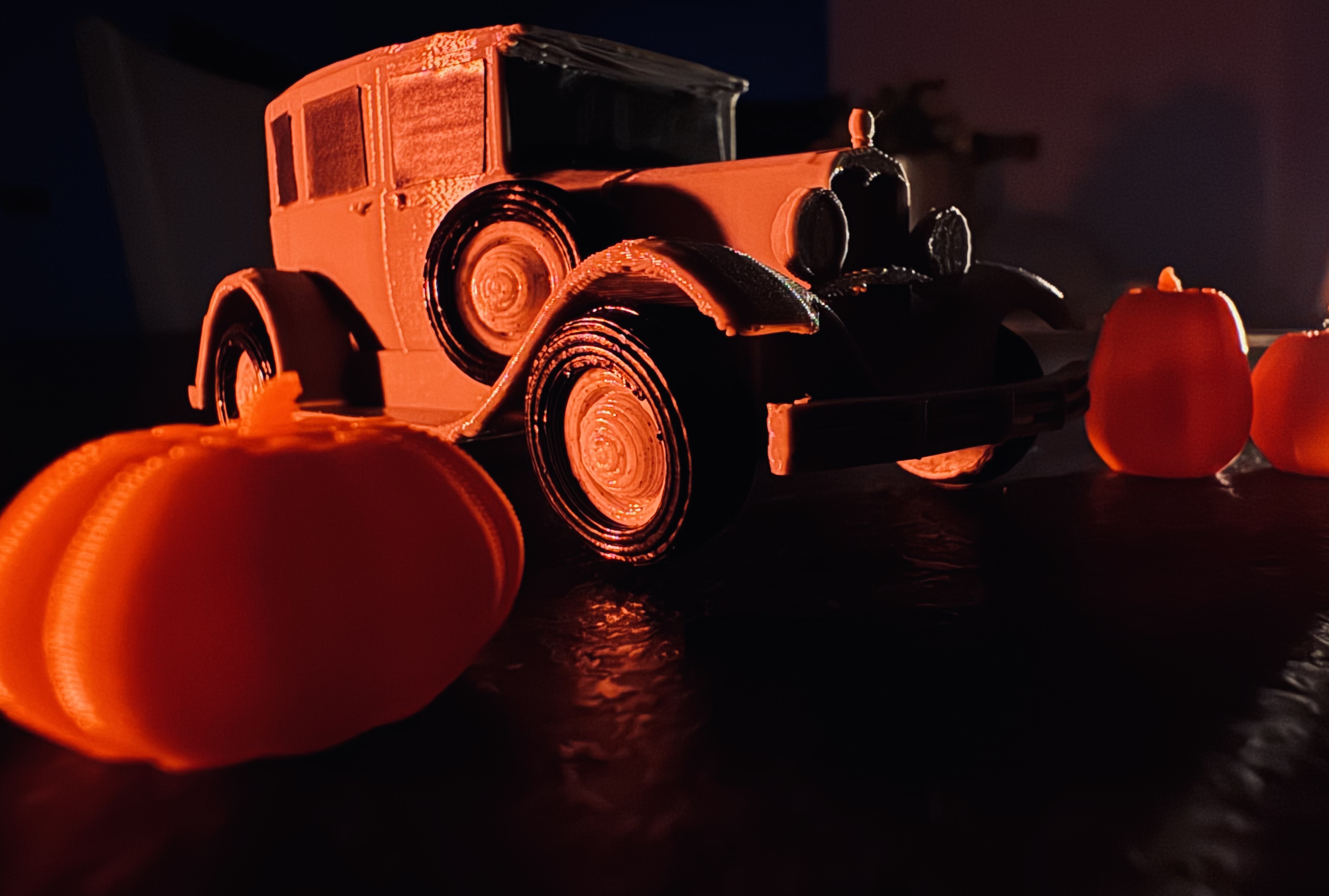 Halloween Car kit card ( Ford A Fordor 1930 ) by MM Download free STL