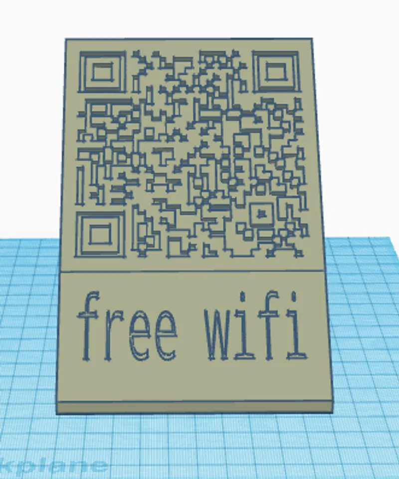 rickroll free wifi QR code by Theo, Download free STL model