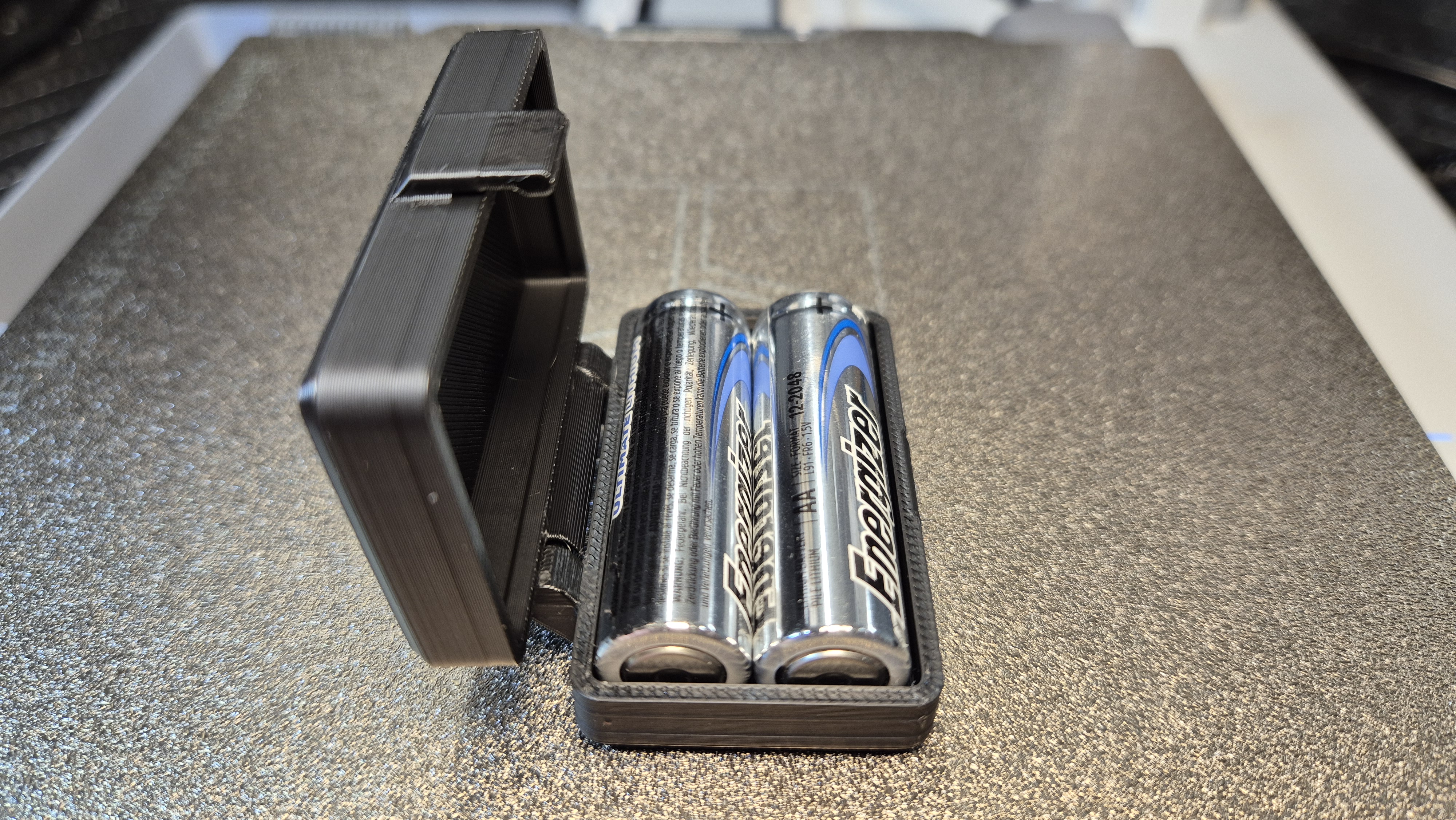 AA Battery Hard case (Single & Twin AA Battery storage) by Dean Download free STL