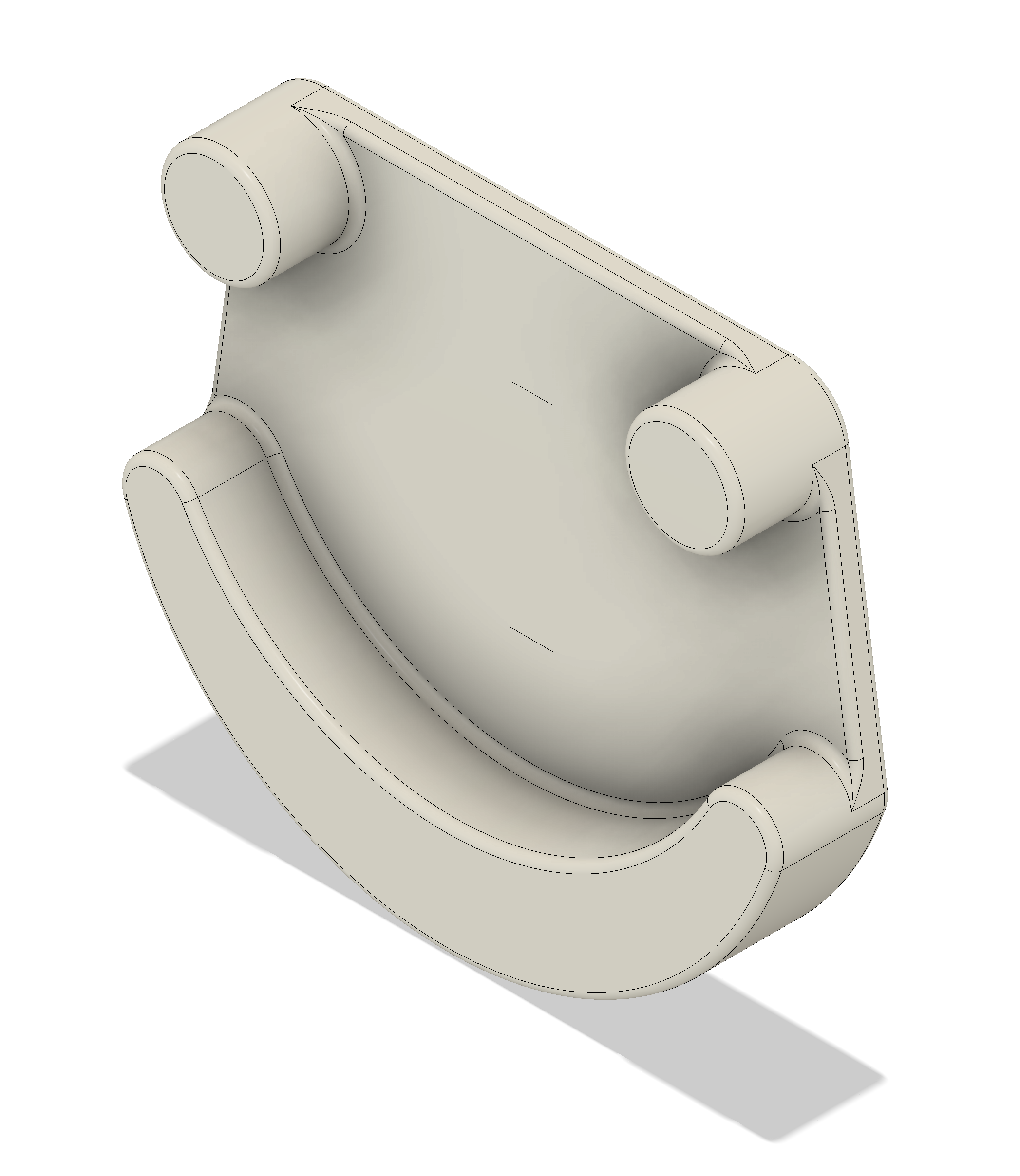 Toast Stamp Smiley 3D model by Baxerus
