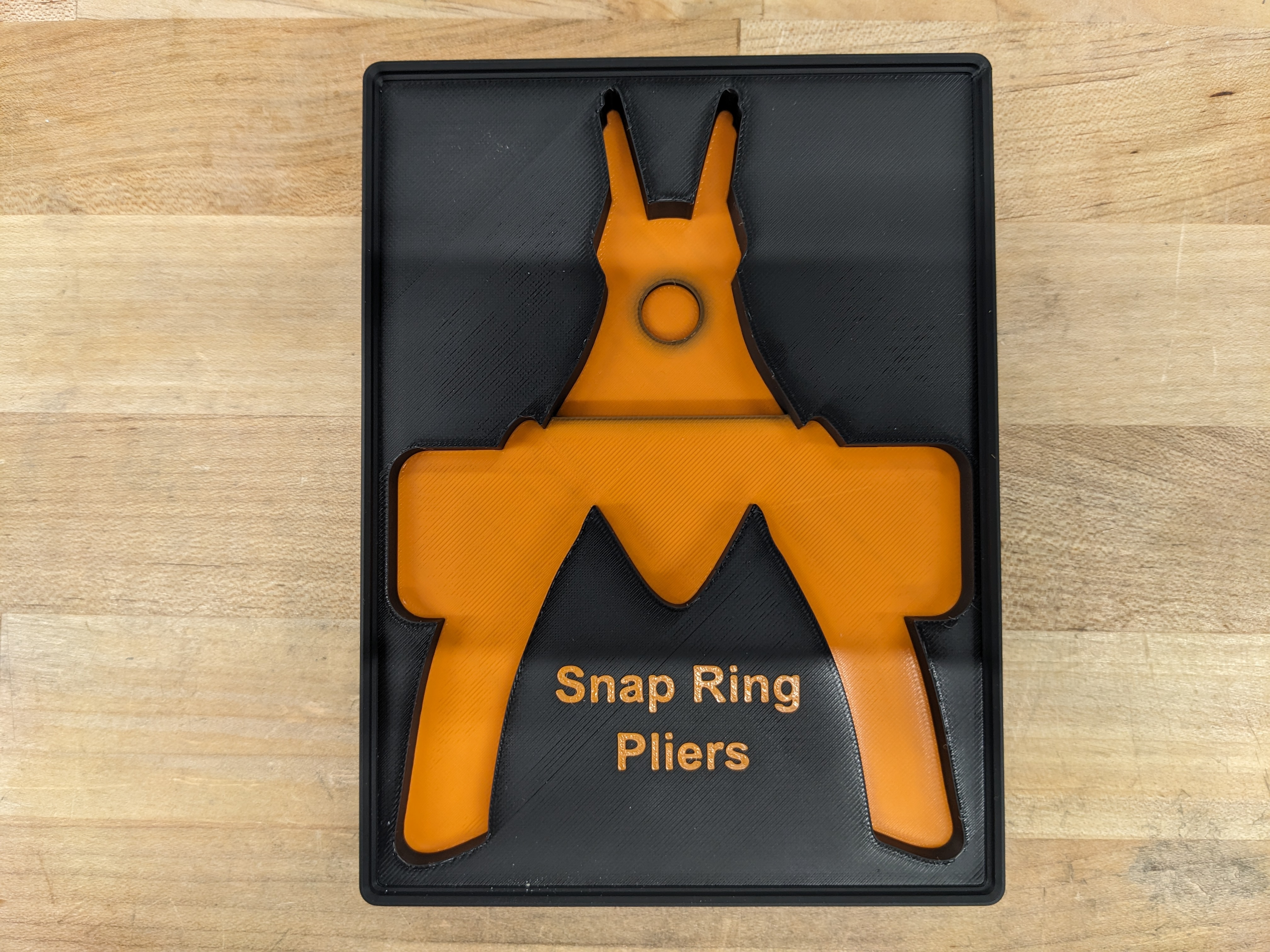 Vice Grip Branded Snap Ring Plier Gridfinity Tray — thumbnail 2