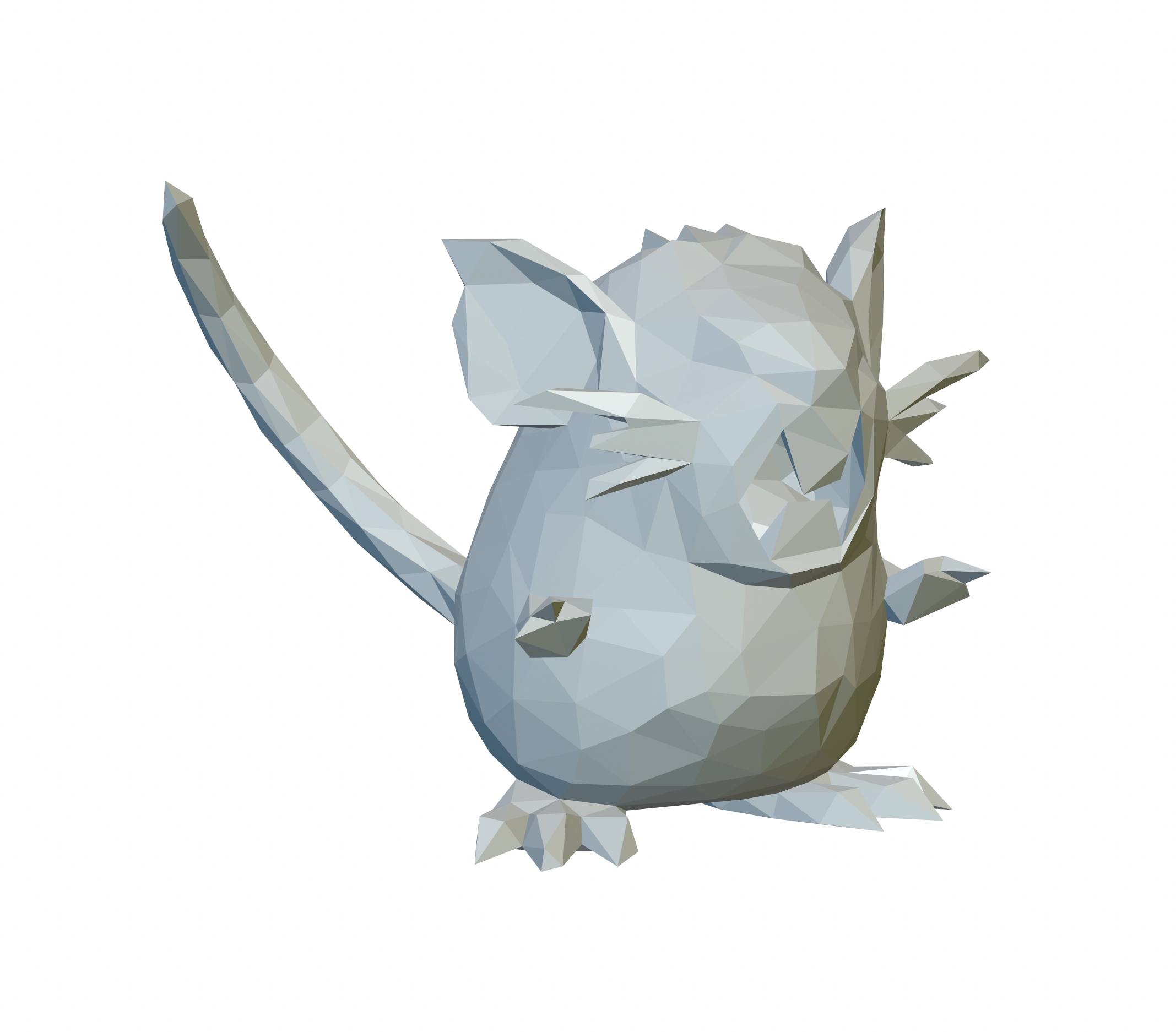 (Low Poly) Pokemon Raticate 20 3D Printing by 3Dprint1UP Download