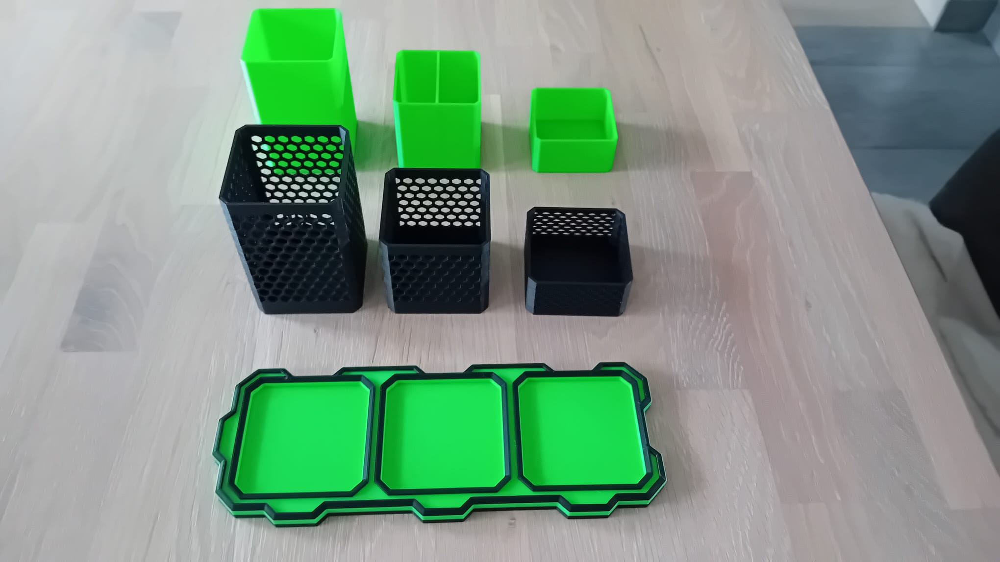 triple Base Hex Modular Organizer