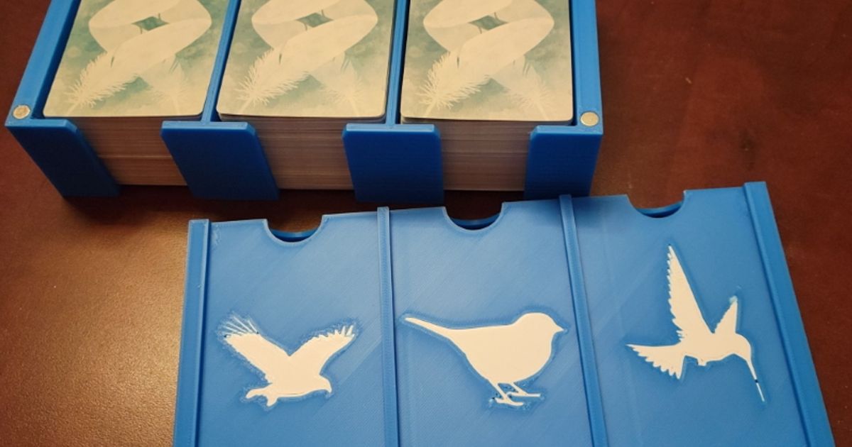 Wingspan Card Box w/ Lid by Drakka01 Download free STL model