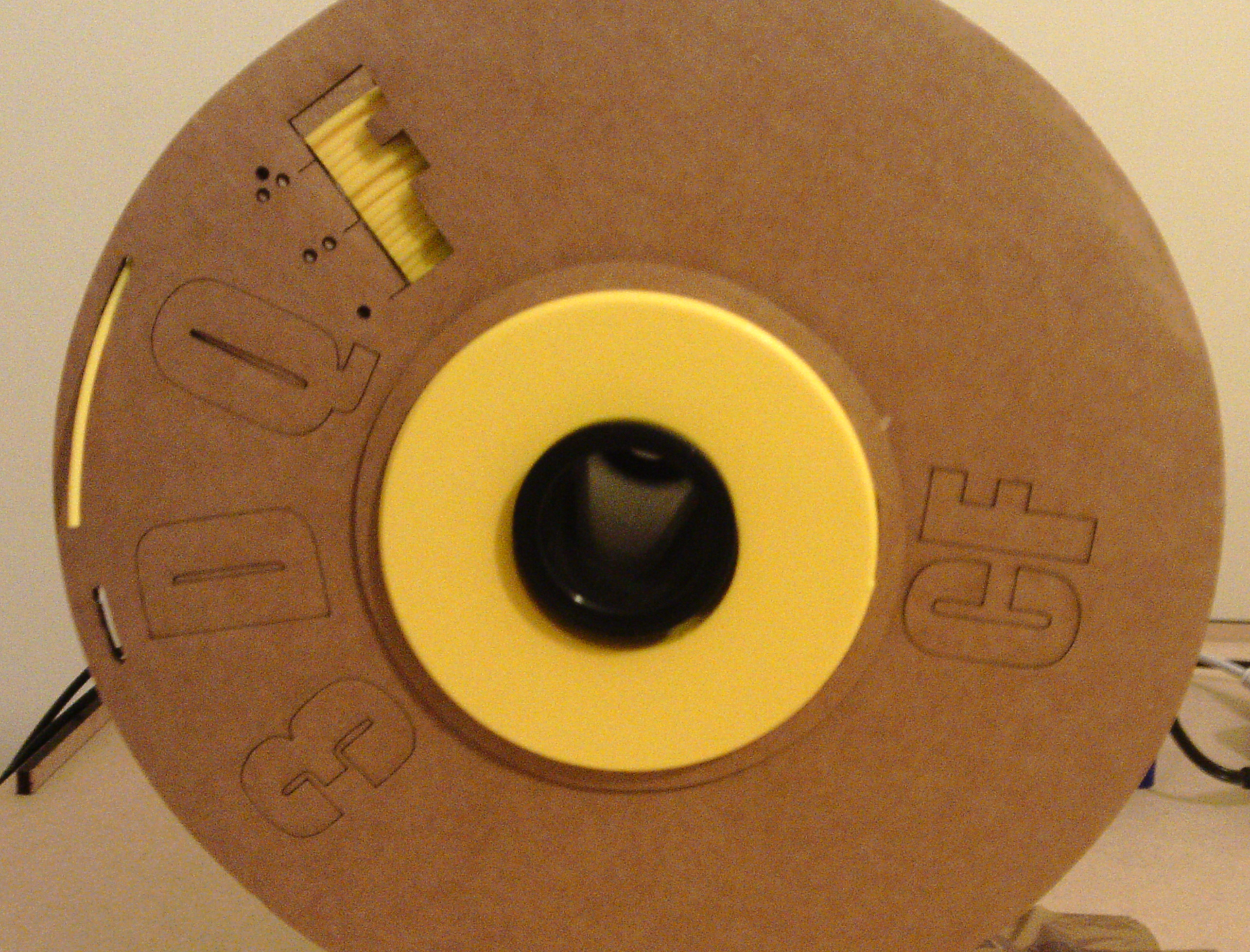 3DQF spoked spool ring - low friction and narrow brim