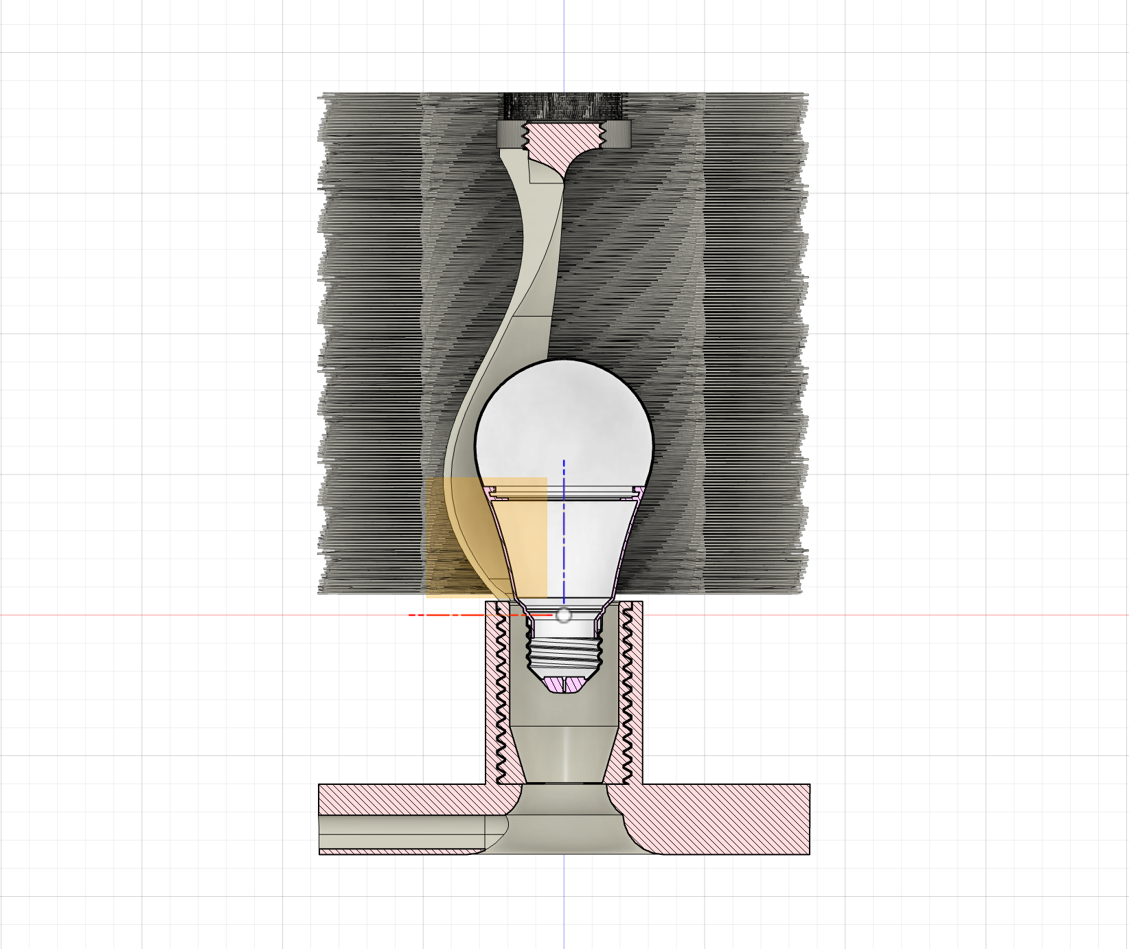 Miniatura 2 do modelo 3D Orbital Structure Lamp