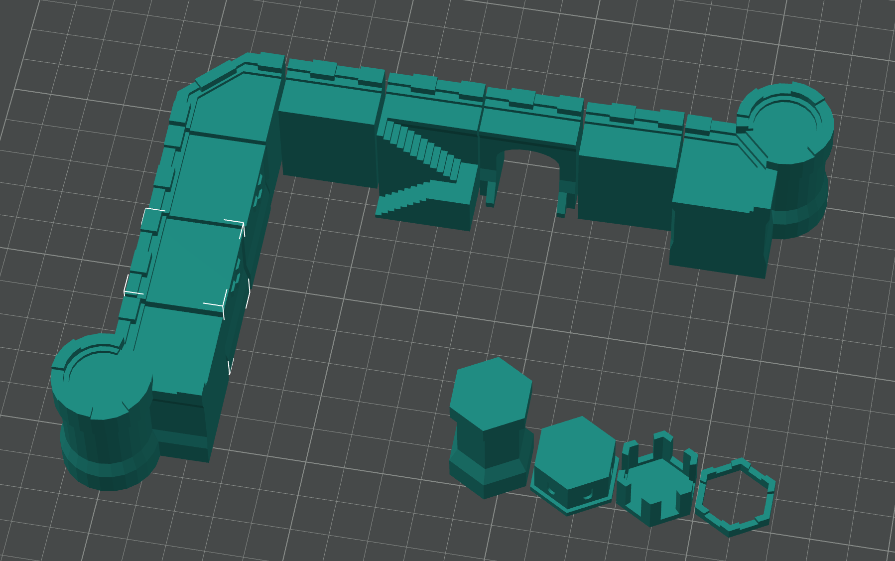 Customisable Toon Castle Kit 44 parts by Lief Erikson Download free