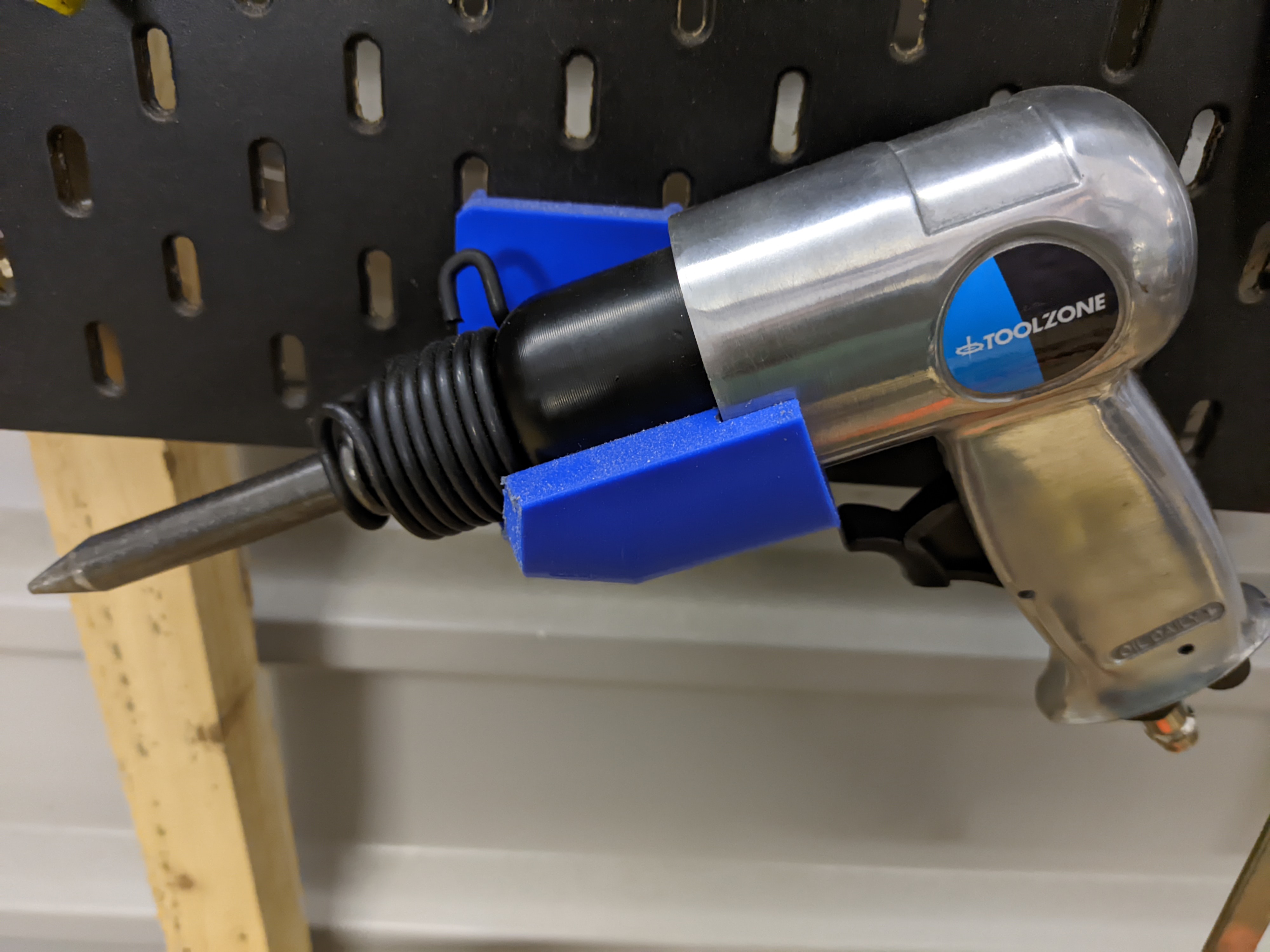 Ikea pegboard air hammer holder by iprintathing Download free STL