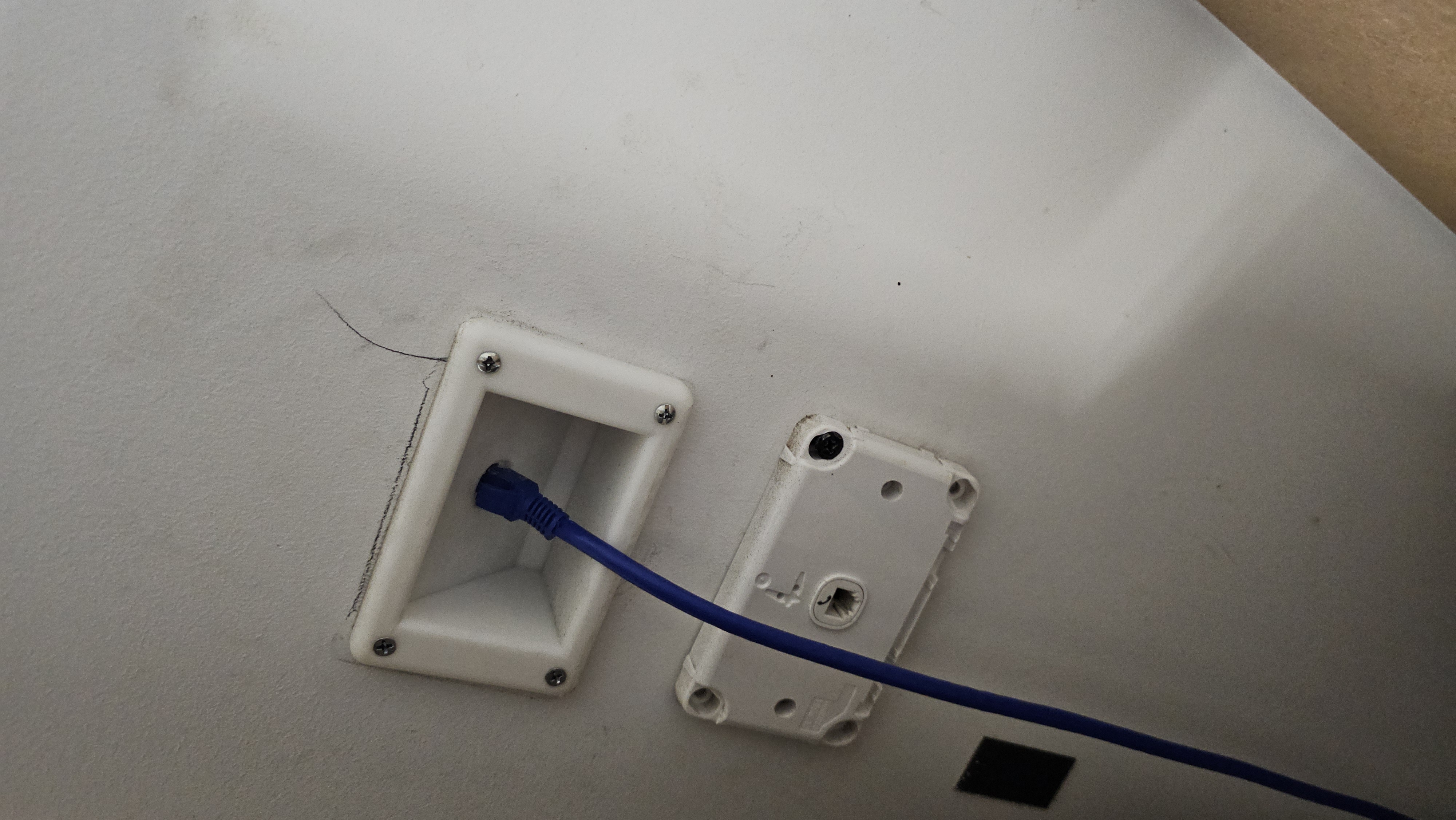 Ethernet Inset Wall Plate