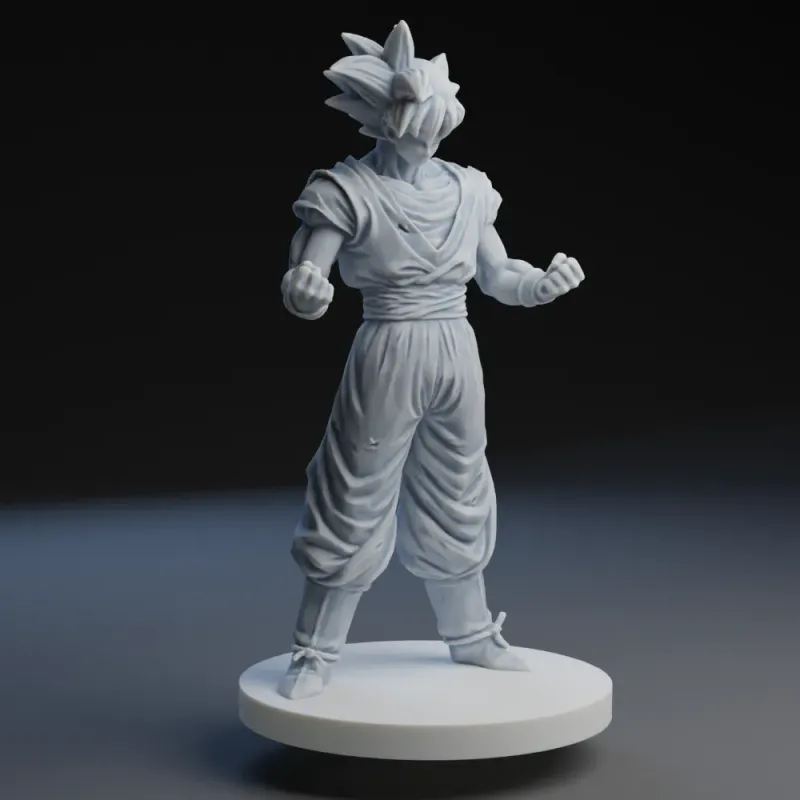 STL file Light Box San Goku lithophanie multi colors 📦・Model to download  and 3D print・Cults