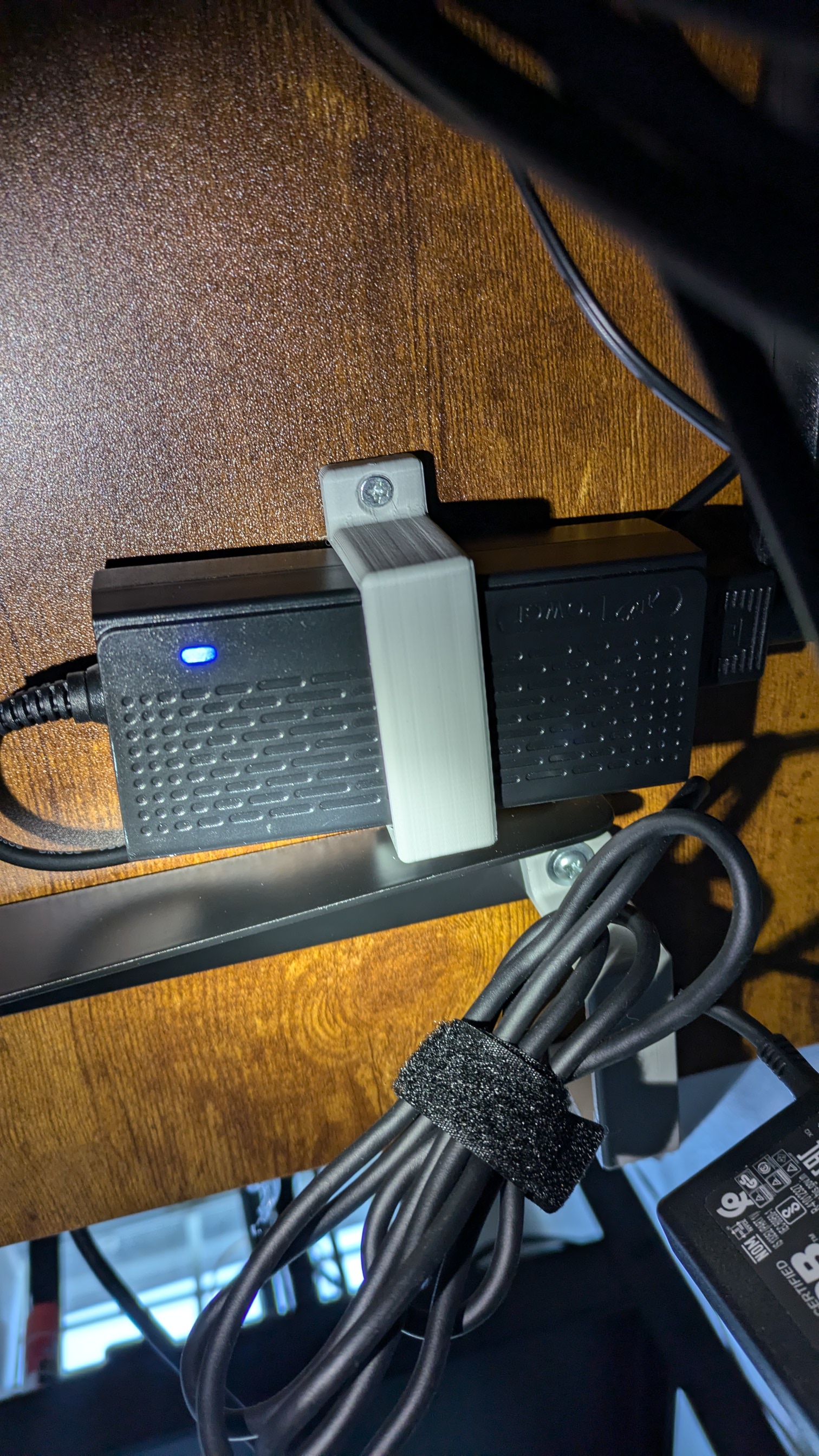 50x33 mm power brick holder/ bracket