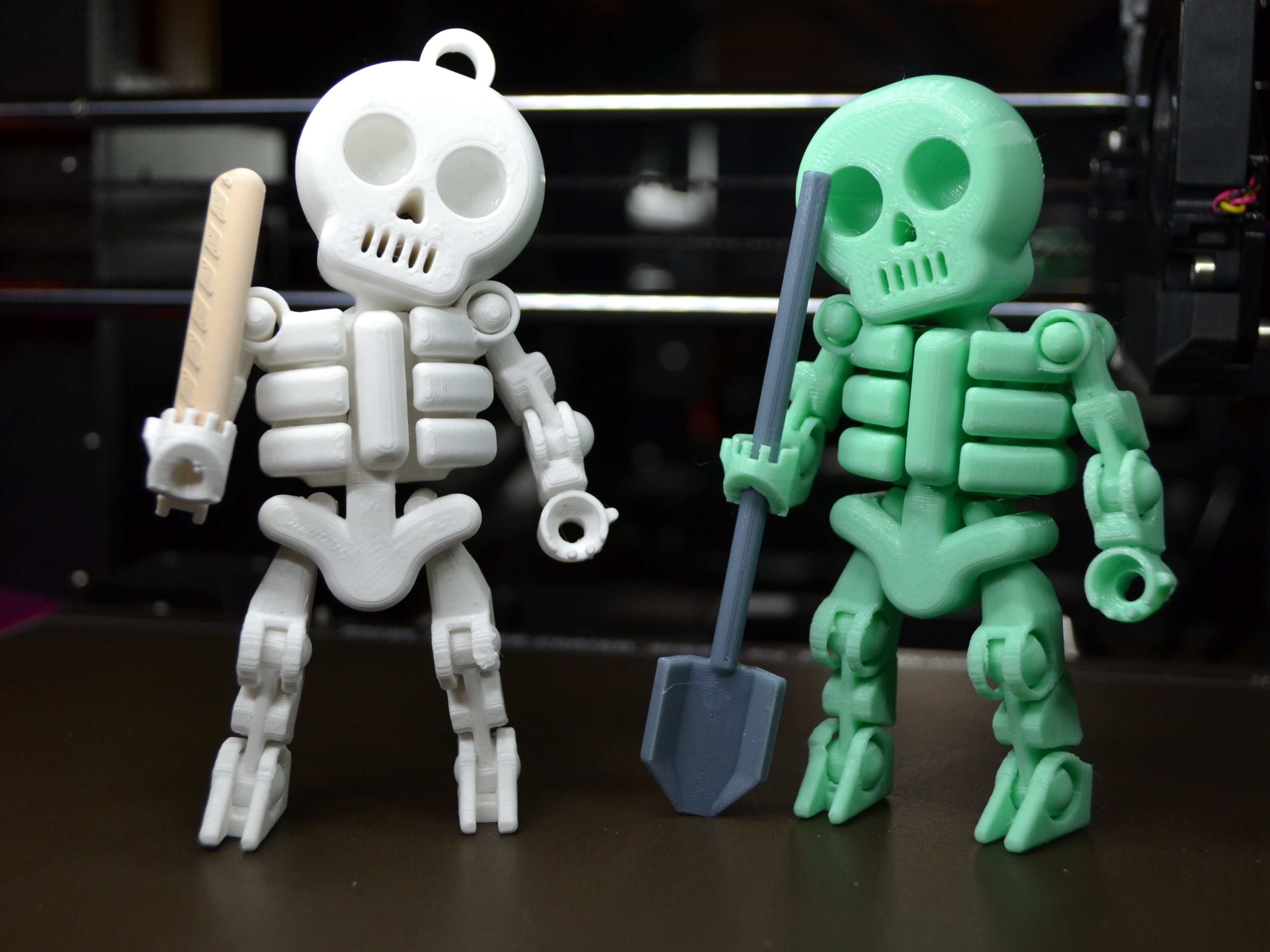 Articulated Skeleton Toy by t3dworld Download free STL model Printables