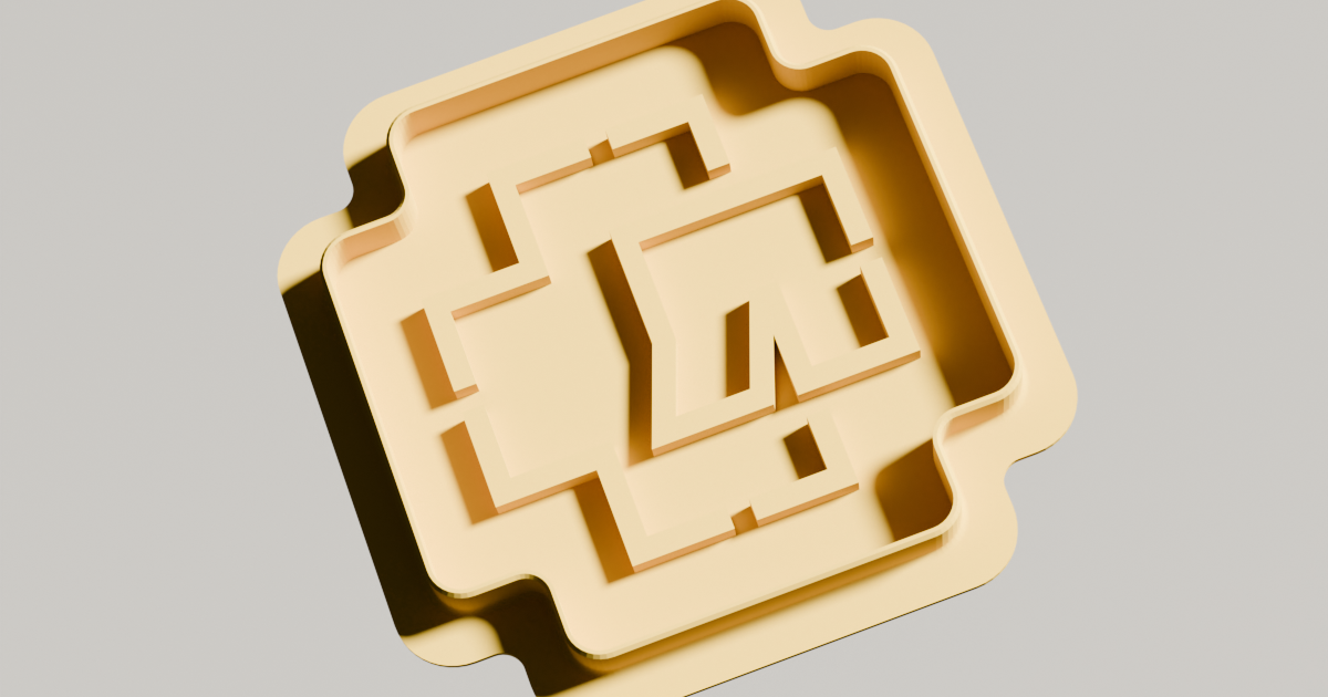 Rammstein logo cookie cutter by Download free STL model