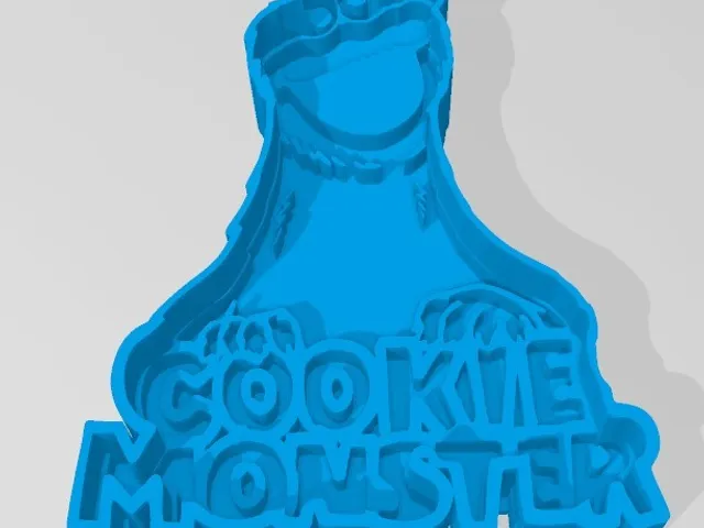 Cookie Monster Soap Mold