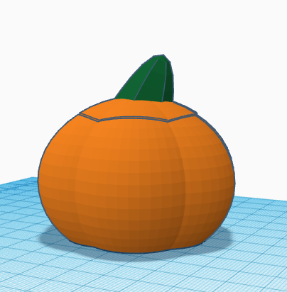 Miniatura 2 do modelo 3D Pumpkin Container