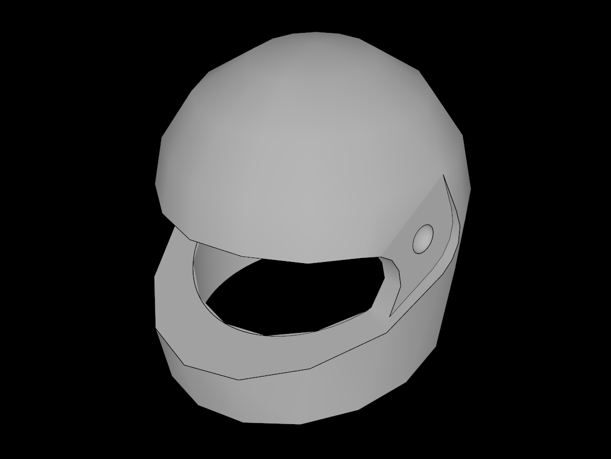 Lego Compatible (2446.dat) Minifig Helmet Modern