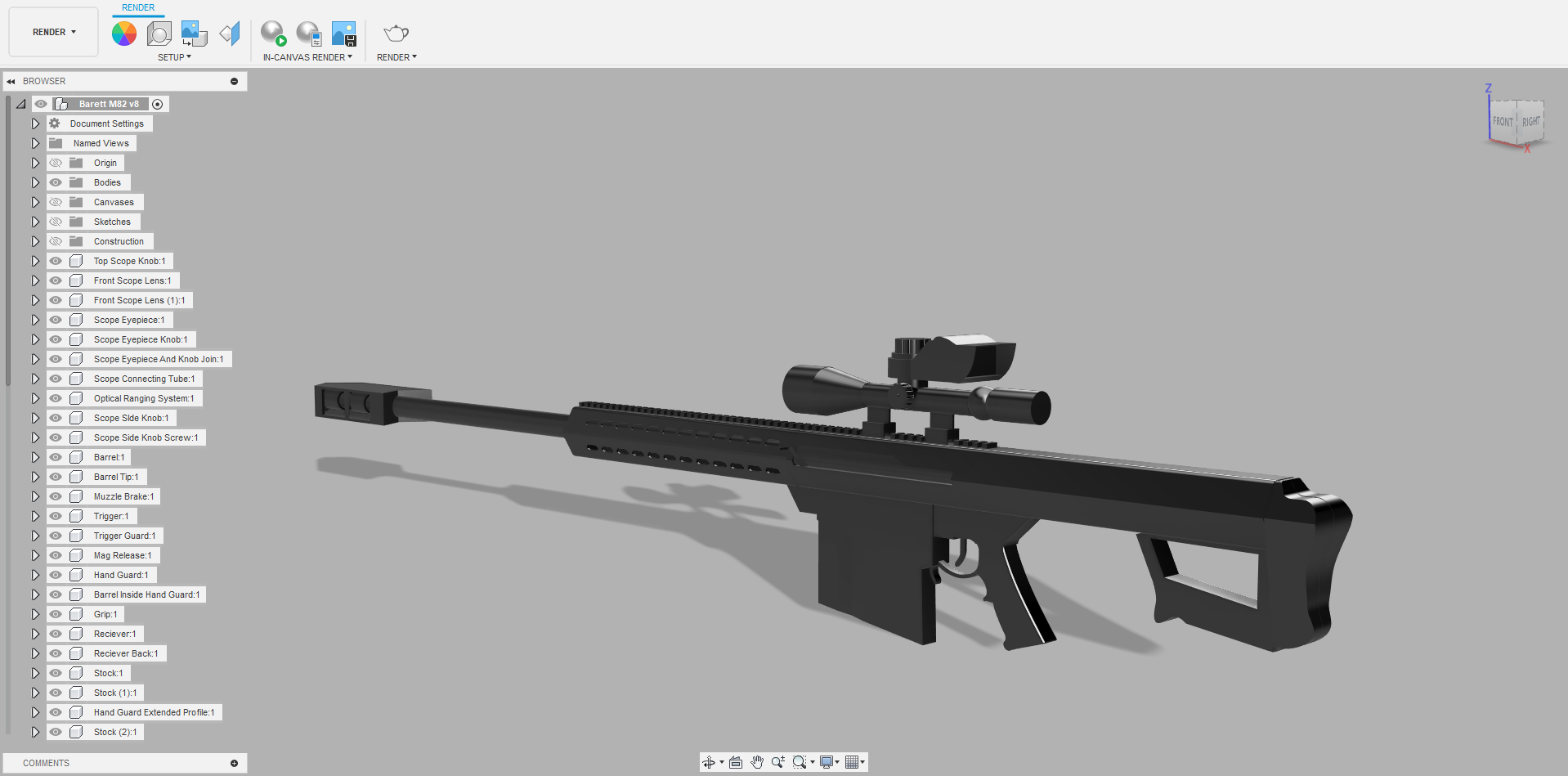 Barrett M82 A1