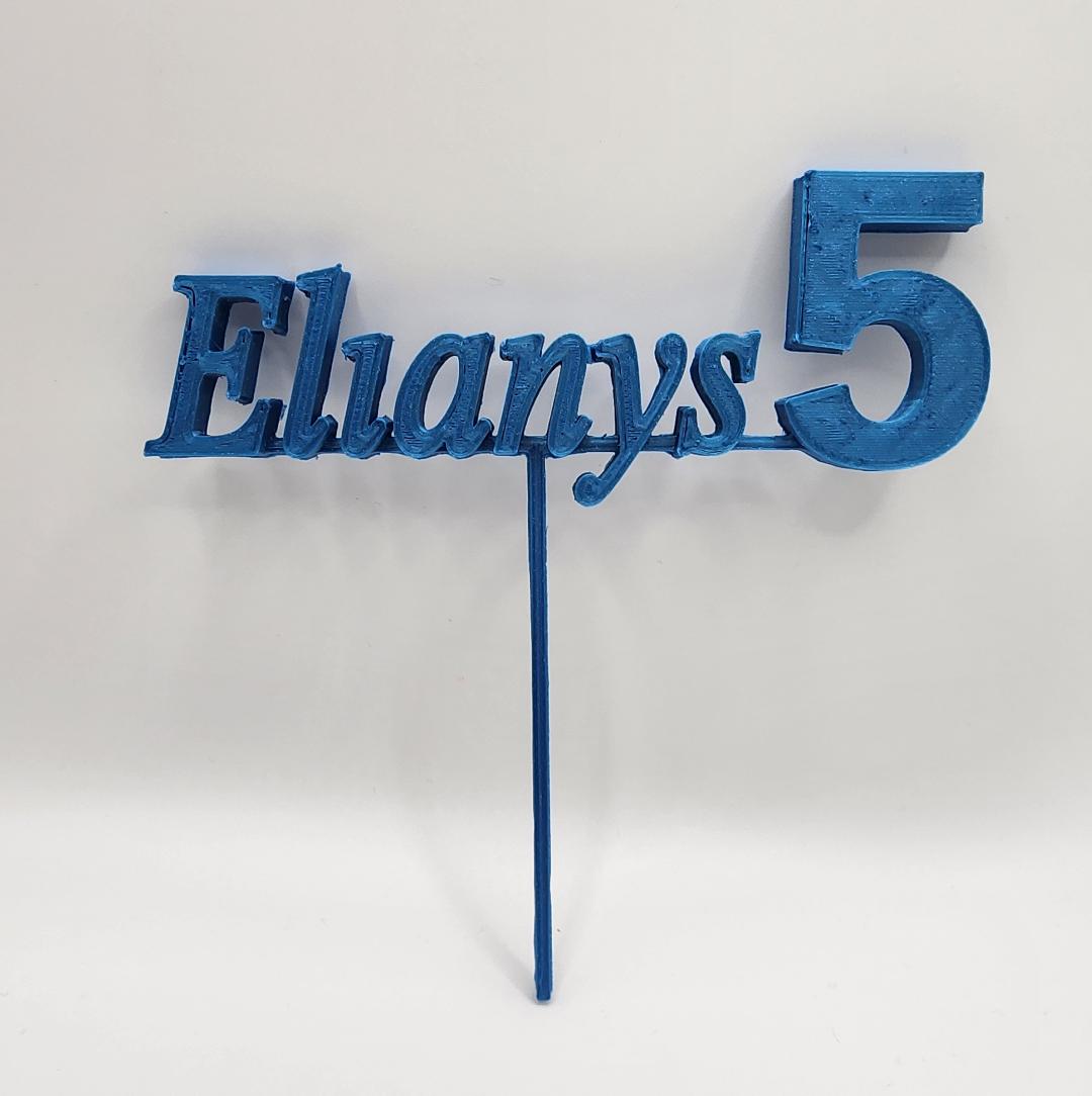 BIRTHDAY TOPPER by JEANLAGUIRA Download free STL model