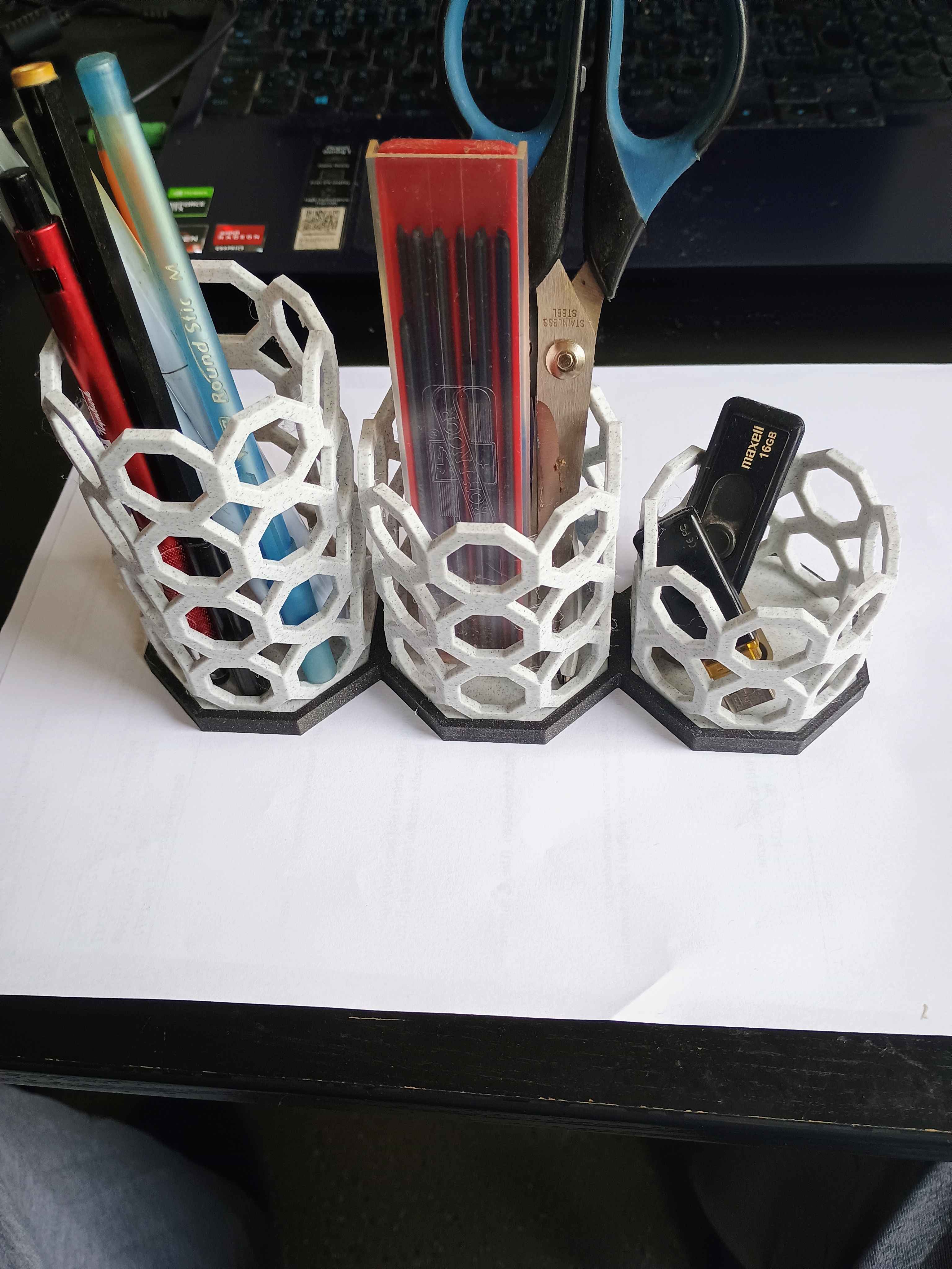 Pencil Holder Pen Holder pen stand printable without support