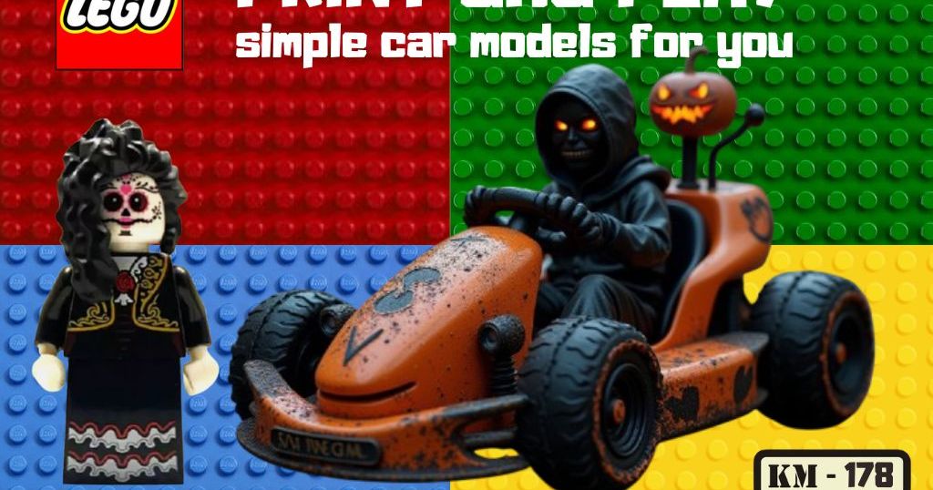 LEGO HALLOWEEN GOCART by Mgr. Pavel Krist Download free STL model