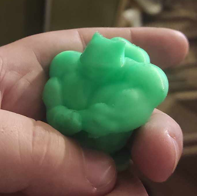 Swole Bulbasaur compatible with LEGO Base
