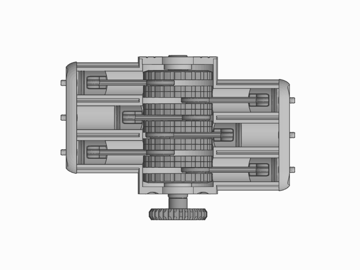 Miniatura 7 do modelo 3D 6 Cylinder Boxer Engine