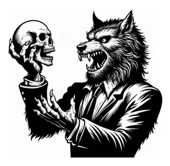 Wall art: Werewolves