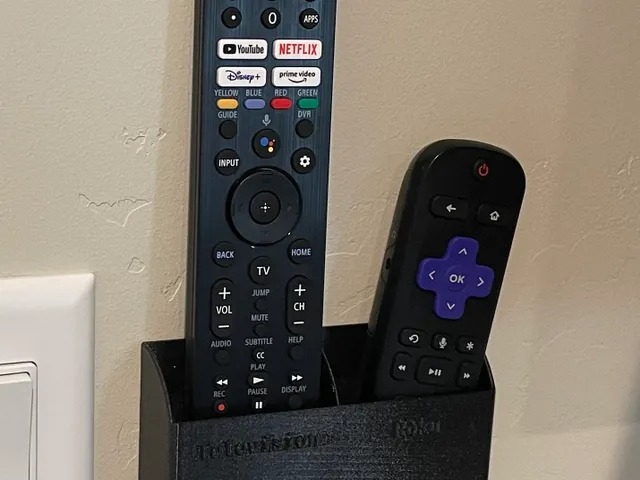 TV/Roku Remote Holder