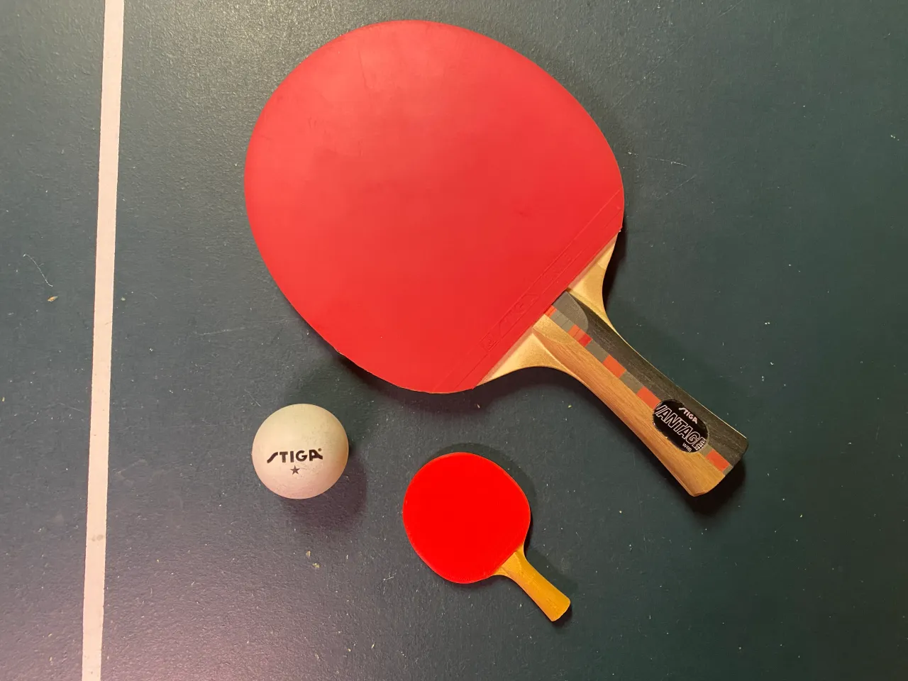 Miniature Ping Pong Table Paddle Set Sport Miniatures 