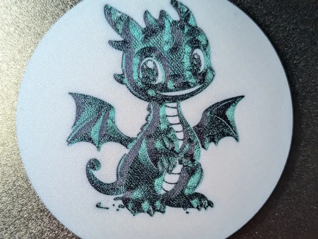 cute dragon coaster