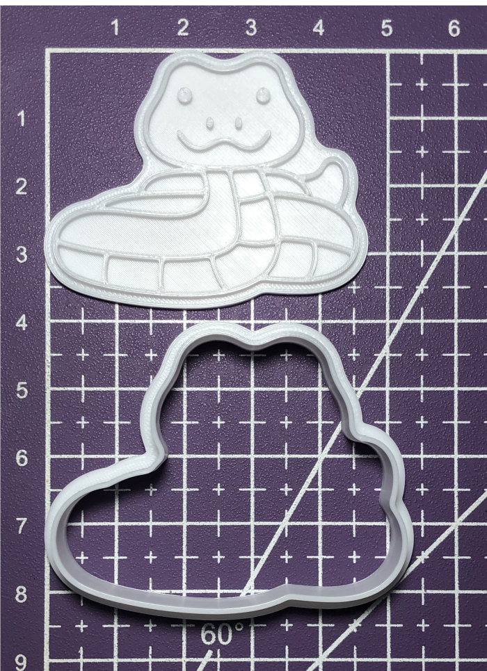 snake cookie cutter by losscutmajin Download free STL model