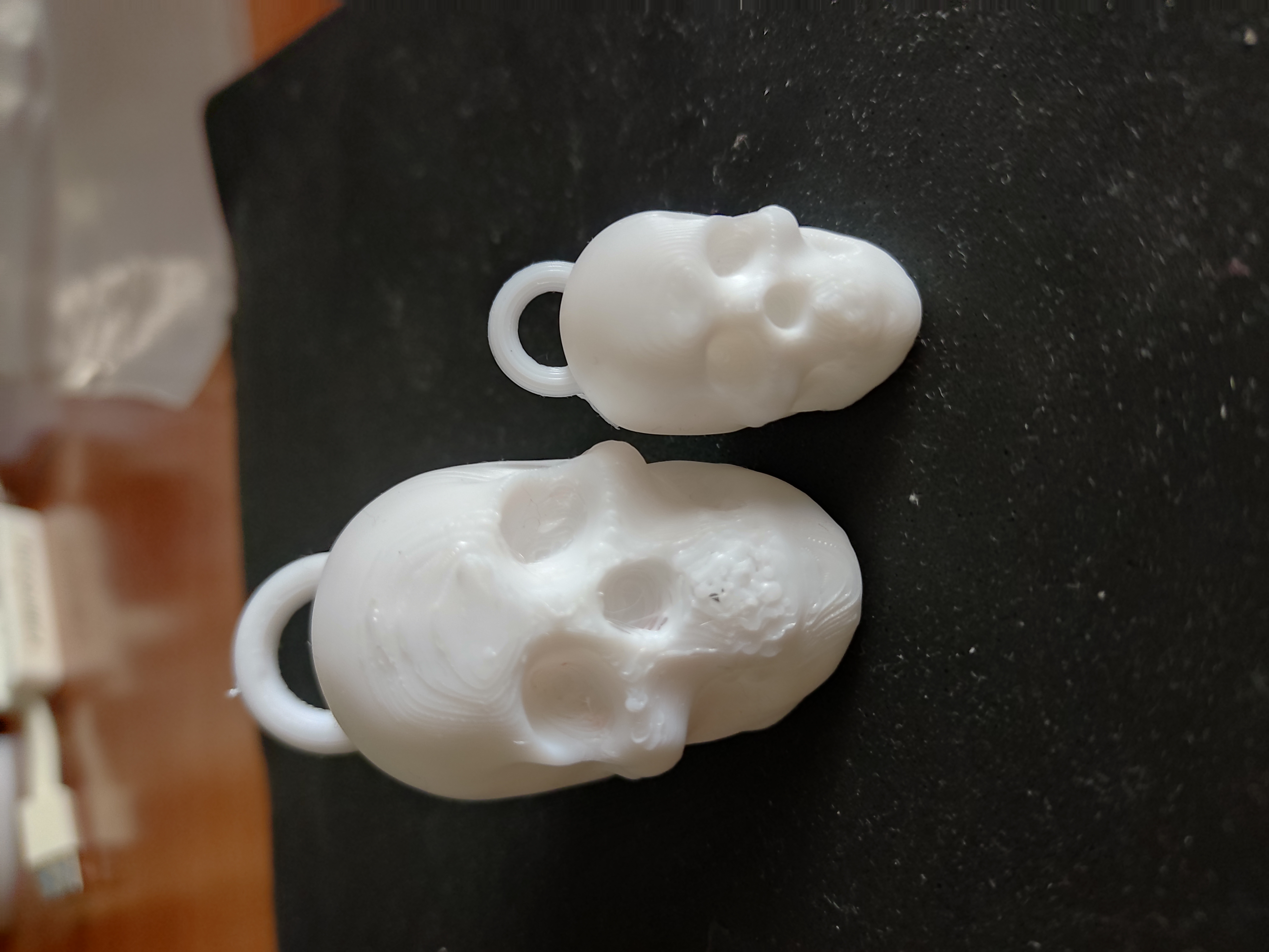 Skull keychain