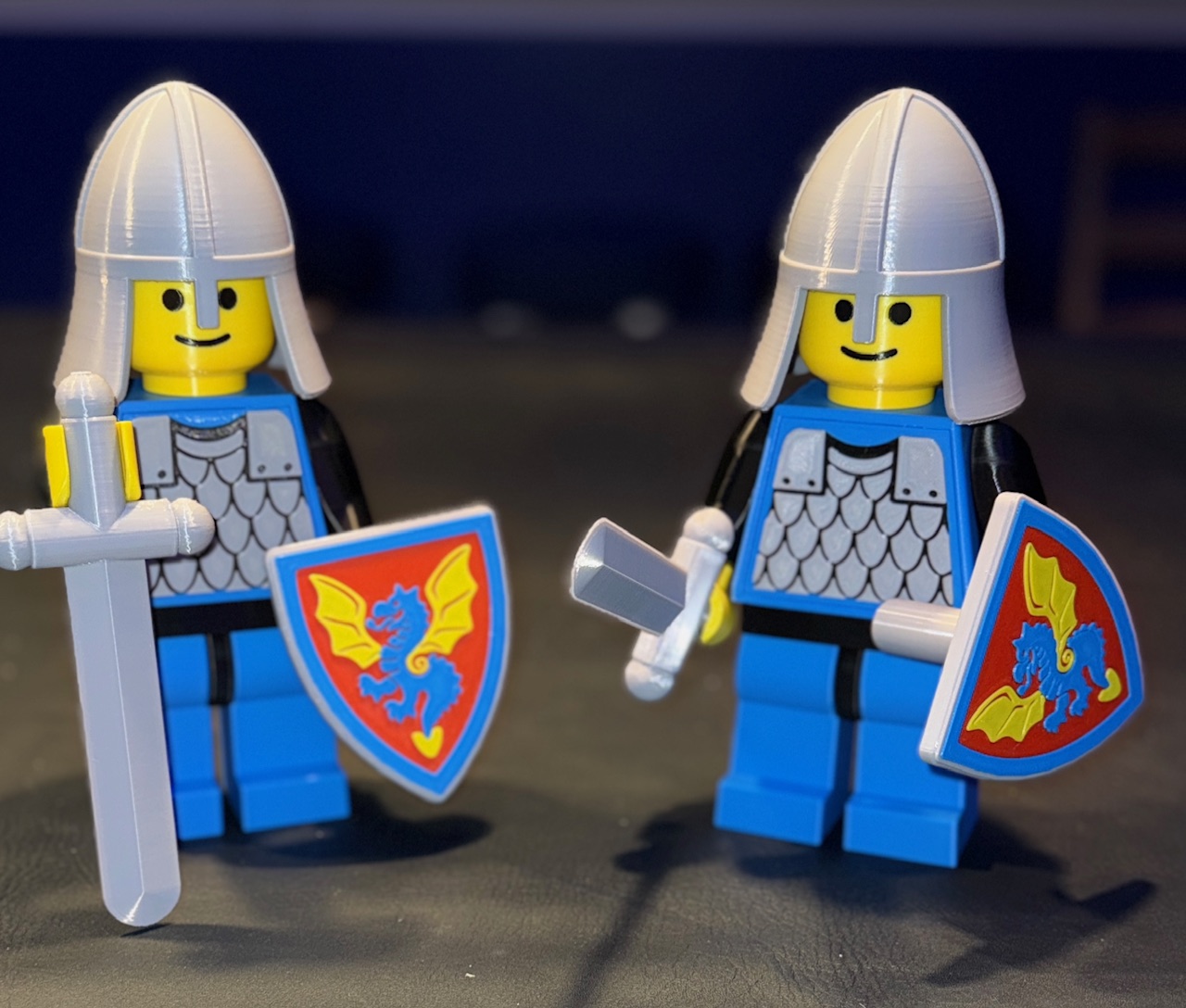 Castles Dual Defender Brick MegaFigures (5:1 Scale)