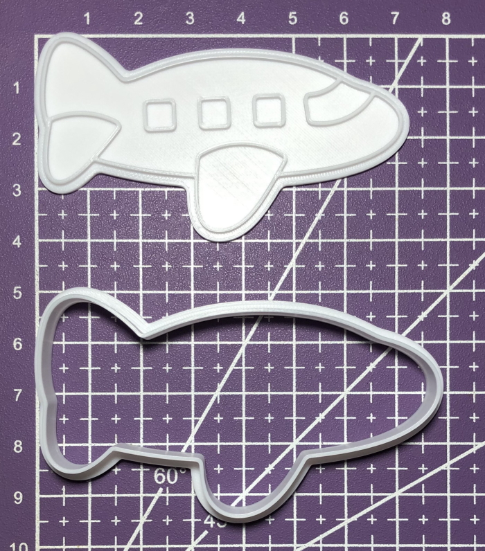 airplane cookie cutter by losscutmajin Download free STL model