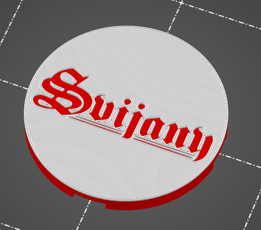 Víčko na plechovku s logem Svijany