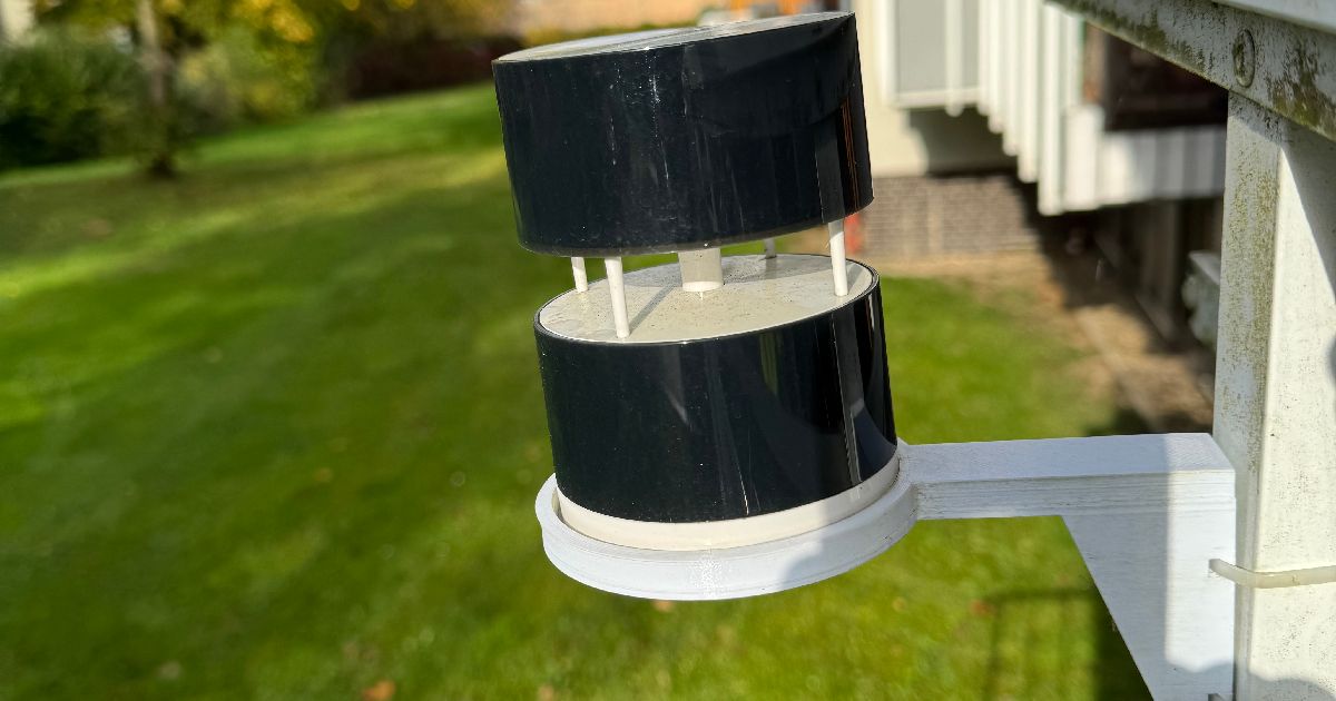 Netatmo Rain/Wind Gauge Mount by vipersg2 Download free STL model