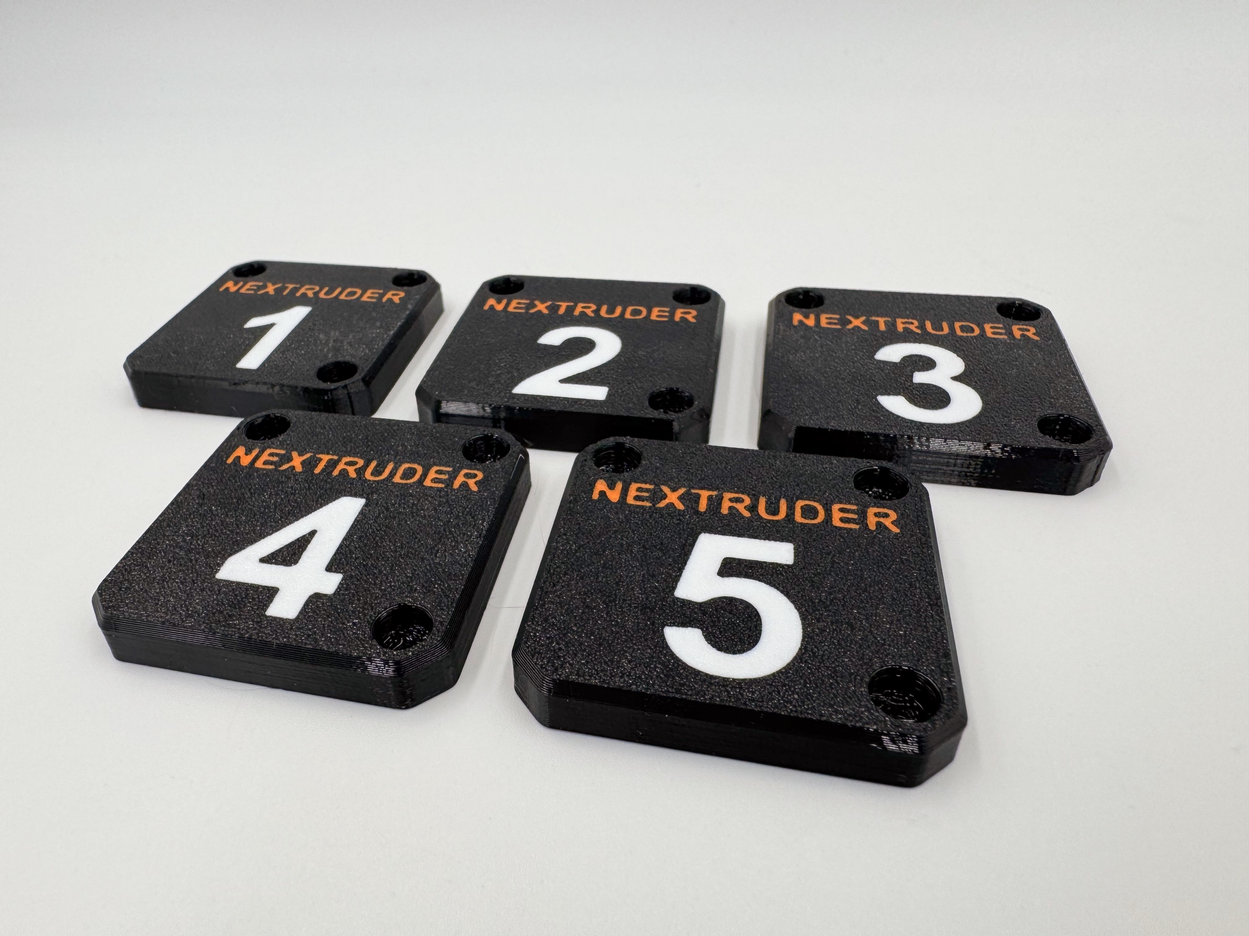 Prusa XL Numbered Nextruder Planetary Gear Cases