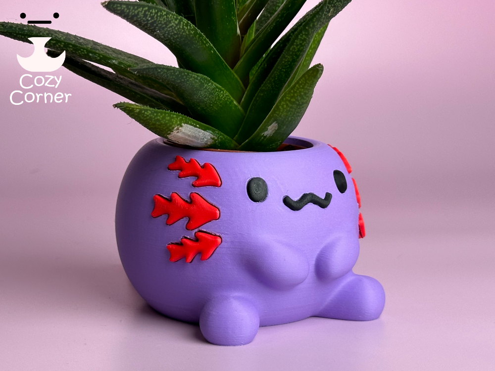 Axolotl planter