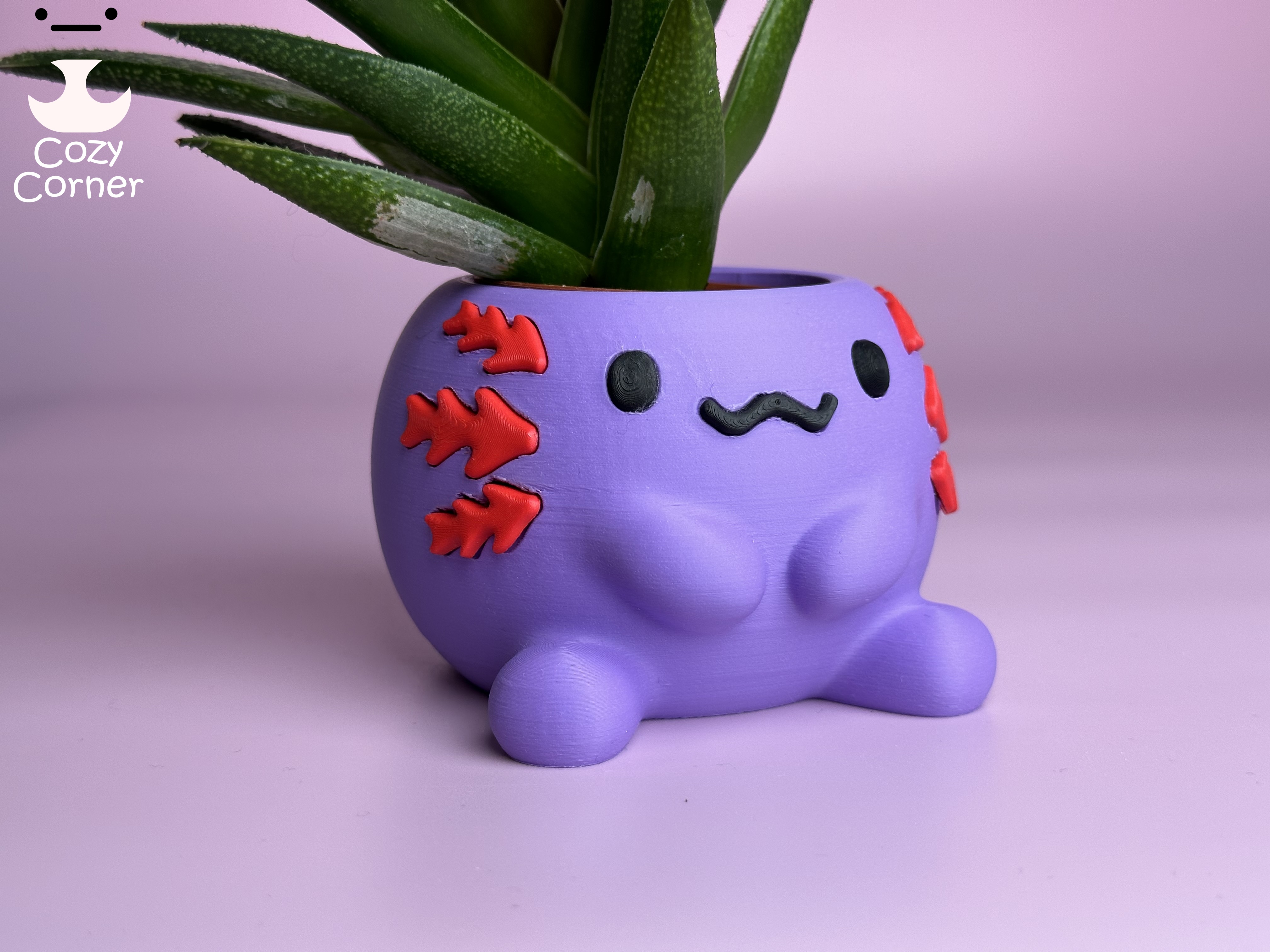Axolotl planter — miniatura 8