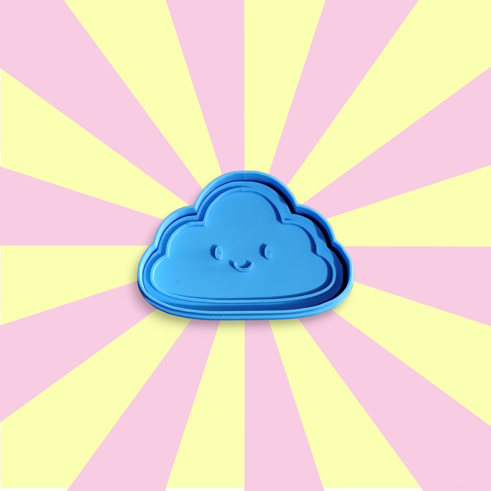 CORTANTE + ESTAMPA NUBE FELIZ / HAPPY CLOUD CUTTER + STAMP