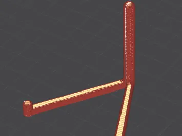 Horizontal phone stand printed with PLA or PETG