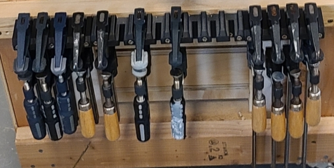 Jorgensen type F-clamp holder