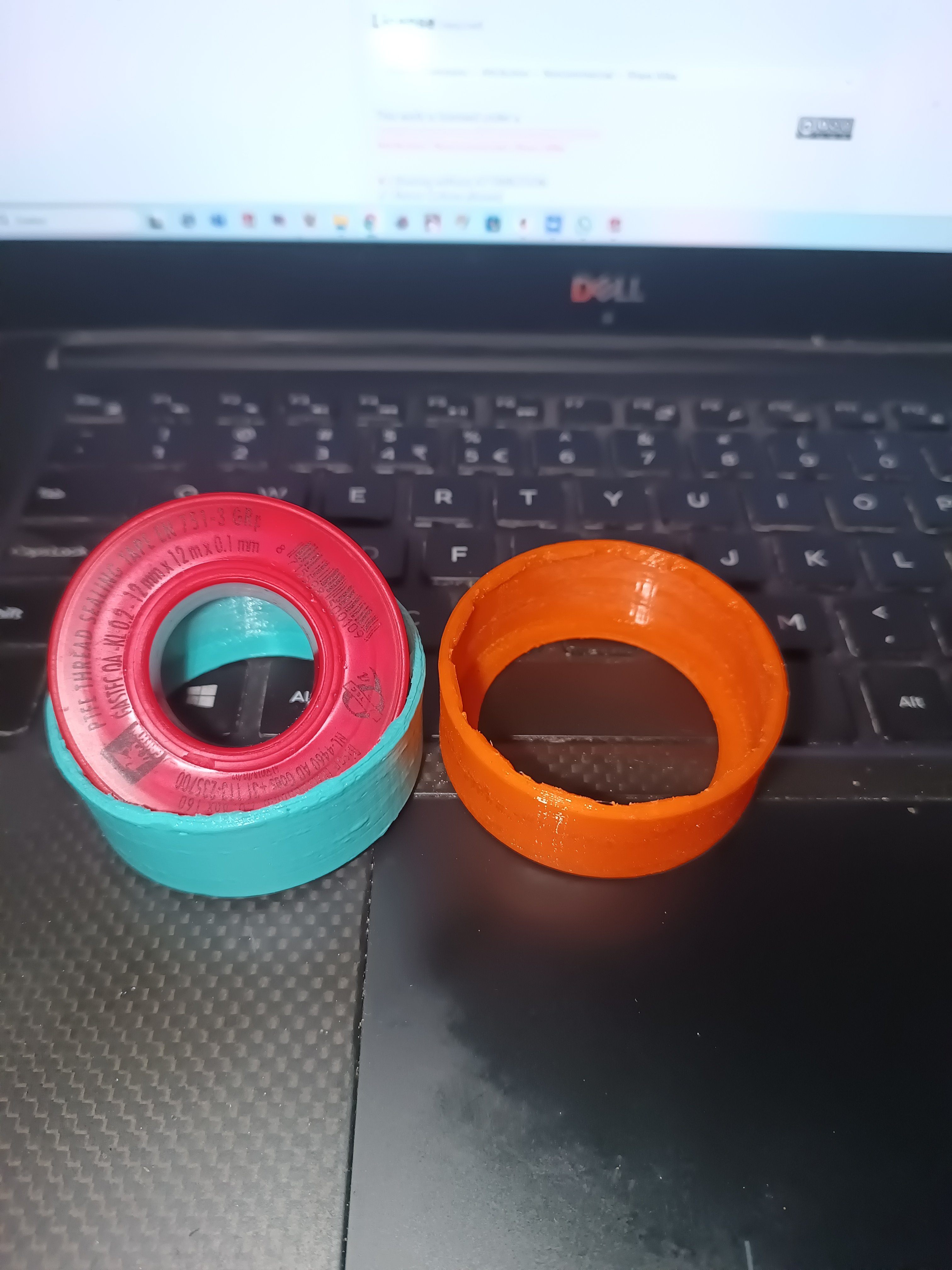 PTFE Thread sealing tape replacement lid/ring by wfvn Download free