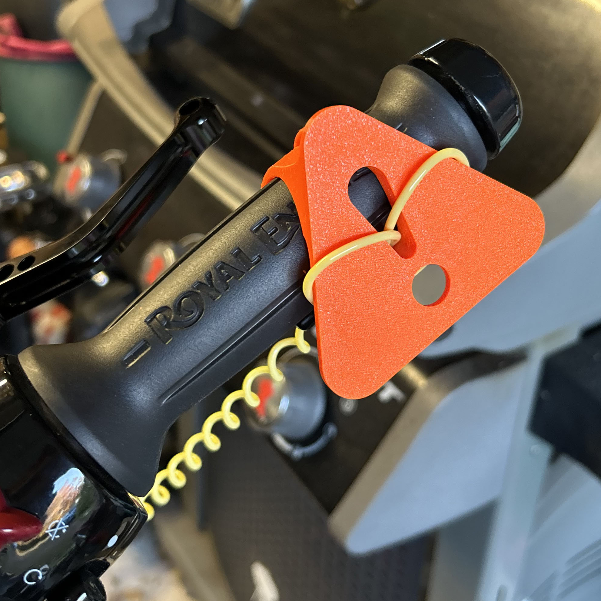 Motorbike Disc Lock Warning by Rosti Download free STL model